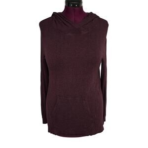 Women's Cabi Burgundy Hype Hoodie Style 3625 Lightweight Tunic | Size XS